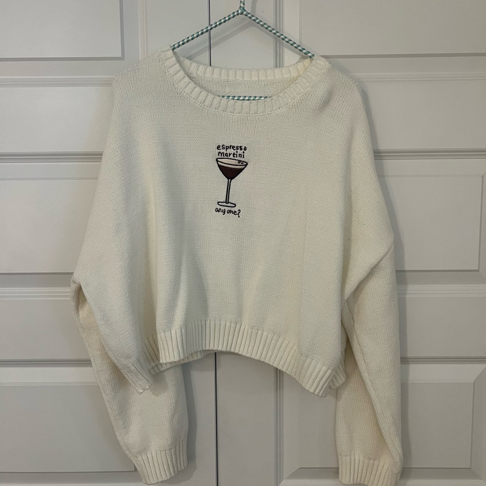 Espresso Martini Women's Cream Sweater